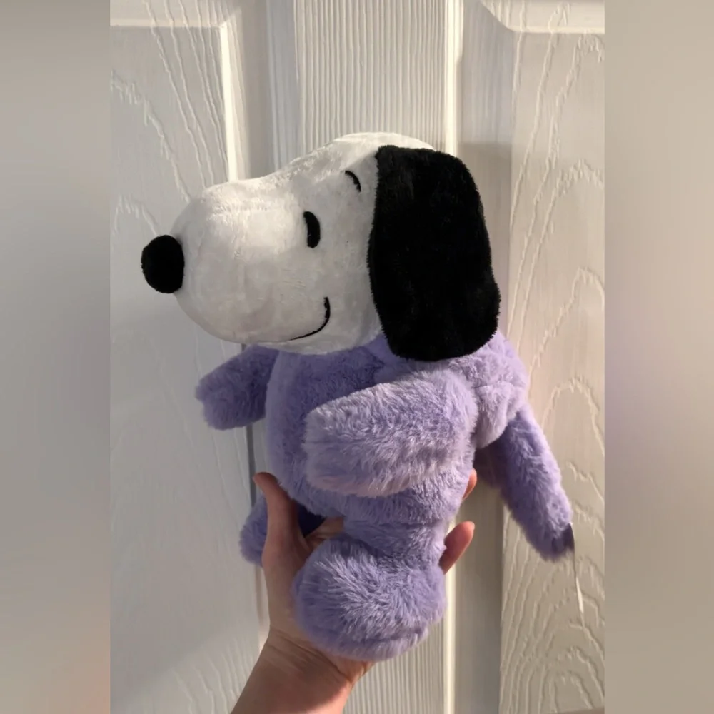 Easter Spring Snoopy Plush Toy in Purple with Bunny Ear Hoodie/hood - Picture 4 of 5